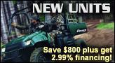 New Units - Save $800 plus get 2.99% financing!