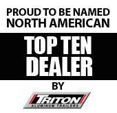 Proud to be named North American Top Ten Dealer by Triton