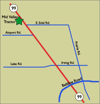 Mid-Valley Tractor Map