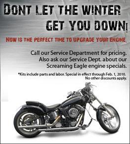 Don’t let the winter get you down. Click here for more information.