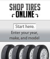 Enter your year, make, and model or tire size to shop for tires.