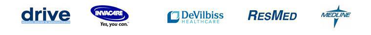 We carry great products from Drive, Invacare, Devillbiss, Resmed, and Medline.