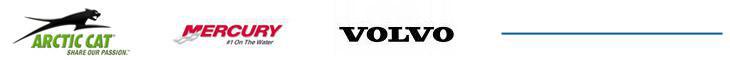 We carry products from Arctic Cat, Mercury, and Volvo.