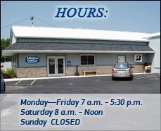 Allenton Service Hours: Monday through Friday from 7:00 a.m. to 5:30 p.m. Saturday from 8:00 a.m. to noon. We are closed on Sundays.
