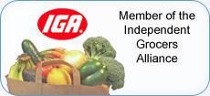 Member of the Independant Grocers Alliance