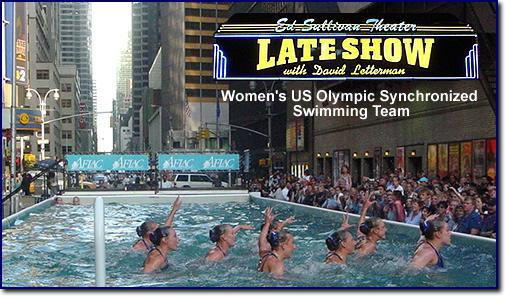 Women's US Olympic Synchronized Swimming Team