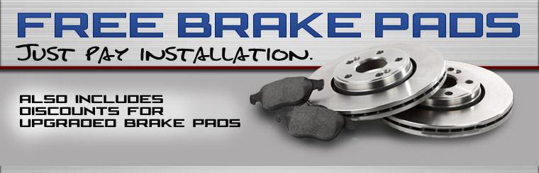 Click here for a free brake pads coupon.
