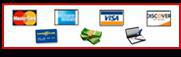 We accept the following forms of payment: MasterCard, American Express, Visa, Discover, Goodyear Card, cash, and checks.