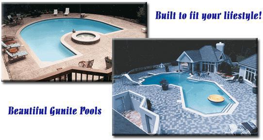Beautiful Gunite Pools - Built to fit your lifestyle!