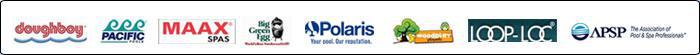 We carry products from Doughboy, Pacific Pools, MAAX Spas, Big Green Egg, Polaris, Woodplay, and LOOP-LOC.
