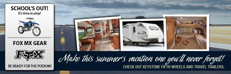 Click here to check out Keystone fifth wheels and travel trailers.