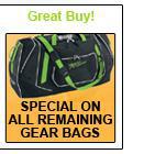 Great Buy: Special on all remaining gear bags.