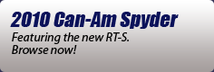 2010 Can-Am Spyder: Browse now.