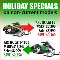 Holiday specials on non-current models.