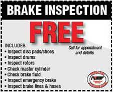 Brake Inspection - FREE