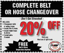 Compete Belt or Hose Changeover - 20% OFF