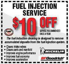 Fuel Injection Service - $10 OFF