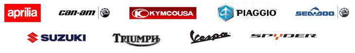 We offer products from Aprilia, Can-Am, Kymco, Piaggio, Sea-Doo, Suzuki, Triumph, Vespa, and Can-Am Spyder.
