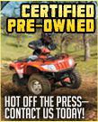 Certified Pre-Owned: Hot off the press—contact us today!