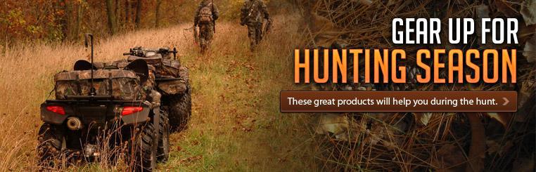 Gear up for hunting season! These great products will help you during the hunt.