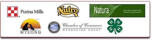 We carry Purina Mills, Nutro, Wysong,Natura, Chamber of Commerce Mendocing Coast, and 4h products.