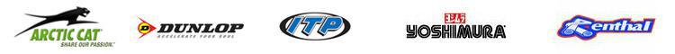 We carry great products from Arctic Cat, Dunlop, ITP, Yoshimura, and Renthal.
