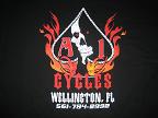 Shop logo that is on our apparel.