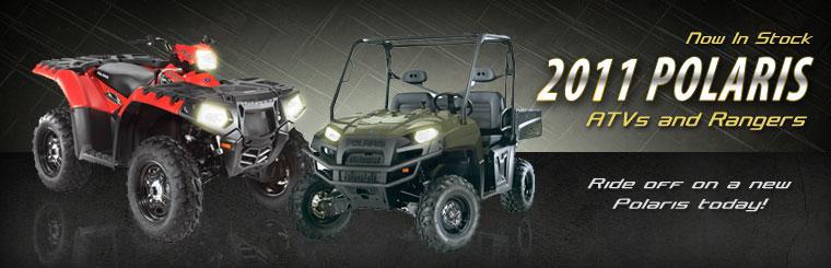 Ride off on a new Polaris ATV or Ranger today!