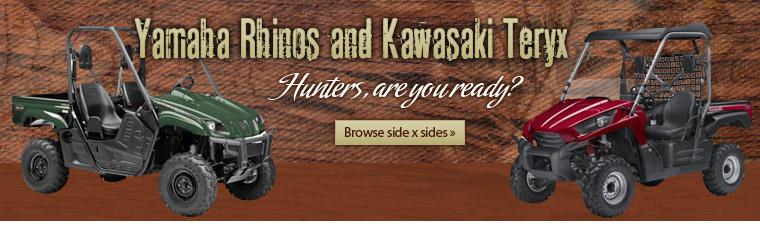 Hunters, are you ready? Click here to browse side x sides.
