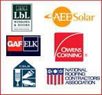 We carry LbL Windows & Doors, AEE Solar, Owens Corning, and GAF ELK products. We are a member of the National Roofing Contractors Association.