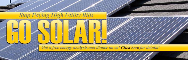 Get a free energy analysis and dinner on Chico Roofing Company.