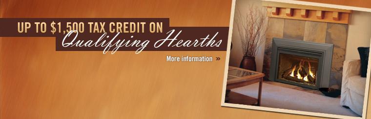 Get up to $1,500 in tax credits on qualifying hearths.