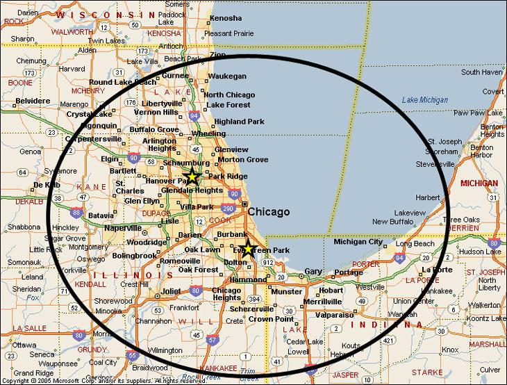 Wentworth Tire - Map