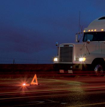 Truck at night
