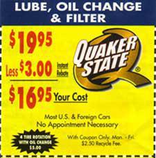 Oil Change - $16.95