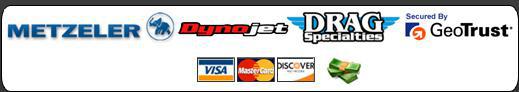 We carry Metzeler, DynoJet, and Drag Specialties products.