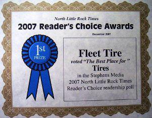 2007 Reader's Choice Awards - Fleet Tire