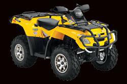 Yellow ATV