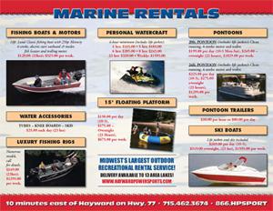 Click here to view our Marine Rental PDF!