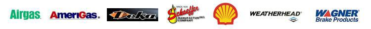 We proudly carry products from Airgas, Weatherhead, Wagner, Schaeffer, Shell, DEKA, and AmeriGas.