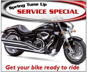 Spring Tune Up Service Special - Get your bike ready to ride.