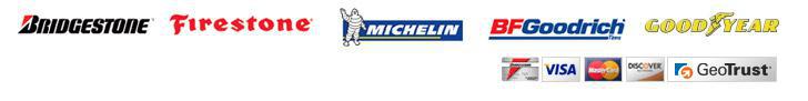 We carry Bridgestone, Firestone, Michelin, BFGoodrich, and Goodyear products.