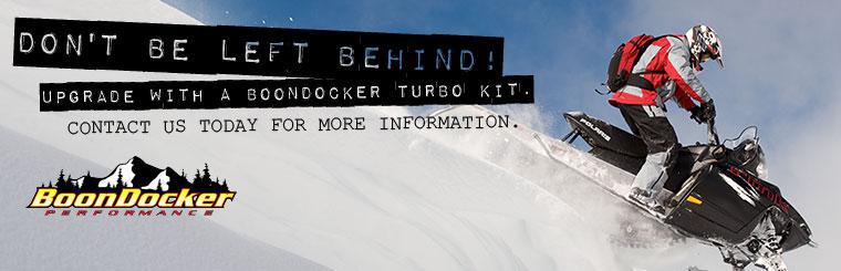 Don't be left behind! Upgrade with a Boondocker turbo kit.