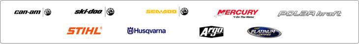 We carry products from Can-Am, Ski-Doo, Sea-Doo, Mercury, Polar Kraft, STIHL, Husqvarna, Argo, and BRP Platinum Certified products!