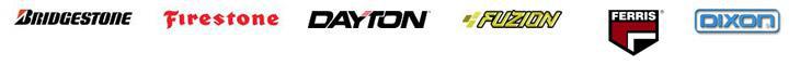 We proudly carry products from Bridgestone, Firestone, Dayton, Fuzion, Michelin, and Goodyear.