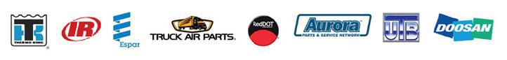 Proudly representing Thermo King, Ingersoll Rand, ESPAR, Truck Air Parts, Red Dot AC, Aurora Parts, UTB and Doosan!