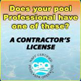 Does your Pool Professional have one of these? – A Contractor’s License