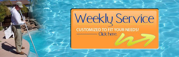 Weekly service customized to fit your needs! Click here.
