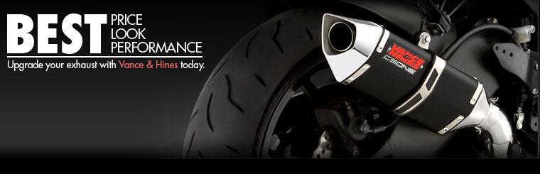 Get the best look and performance for the best price. Upgrade your exhaust with Vance & Hines today.