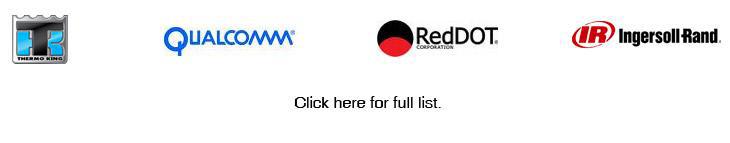 We proudly carry products from Thermo King, Qualcomm, Red Dot, and Ingersoll-Rand. Click here for full list.